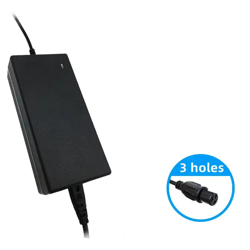 54.6V 2A Lithium Battery Charger for 48V 13S Skateboard & Balance Vehicle with 3 holes connector.