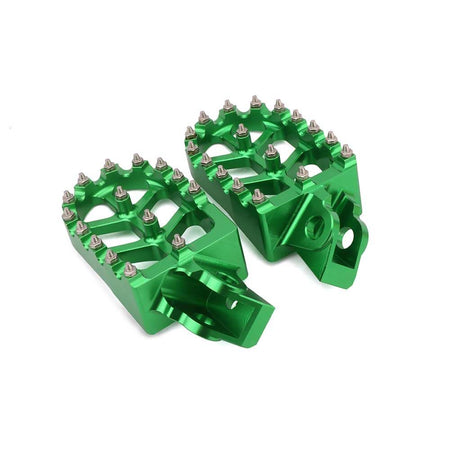 Performance dirt bike foot pegs for Kawasaki motocross bikes