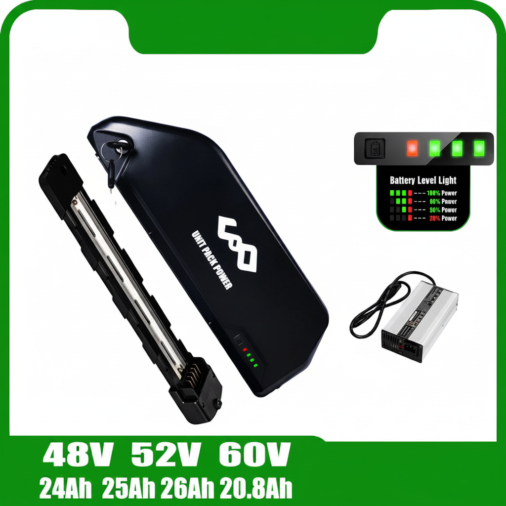 Polly Hailong ebike battery 36V 48V 52V main studio product view