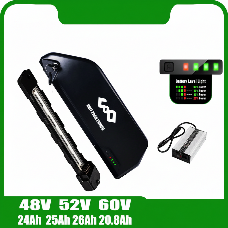 Polly Hailong ebike battery 36V 48V 52V main studio product view