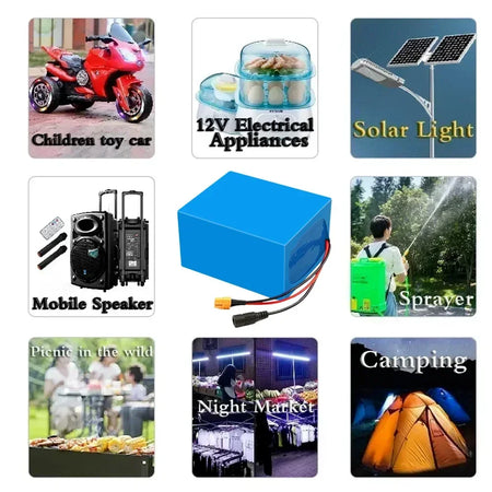 Portable 30Ah rechargeable backup battery for solar and UPS systems