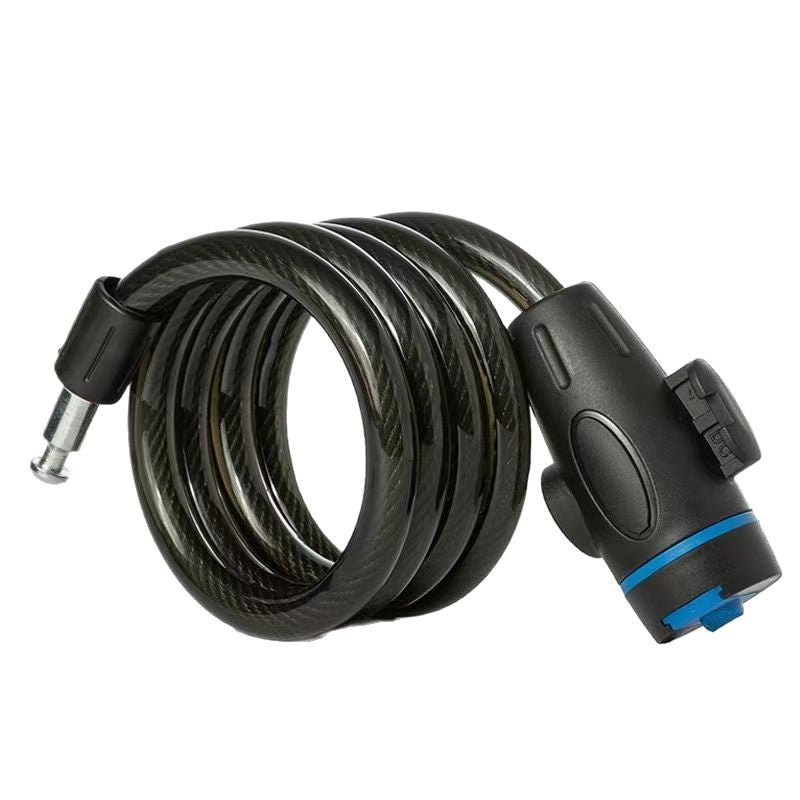 Portable Bicycle Cable Lock with Mount