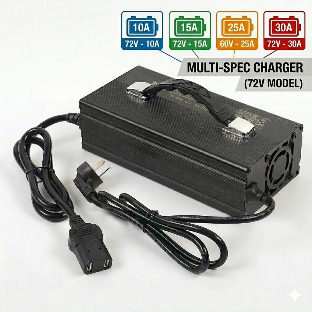 Portable Electric Vehicle Charger with Durable Carry Handle