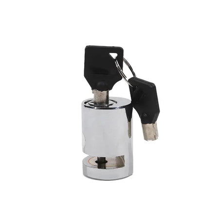 Portable aluminum alloy disc brake lock for bicycles and motorcycles