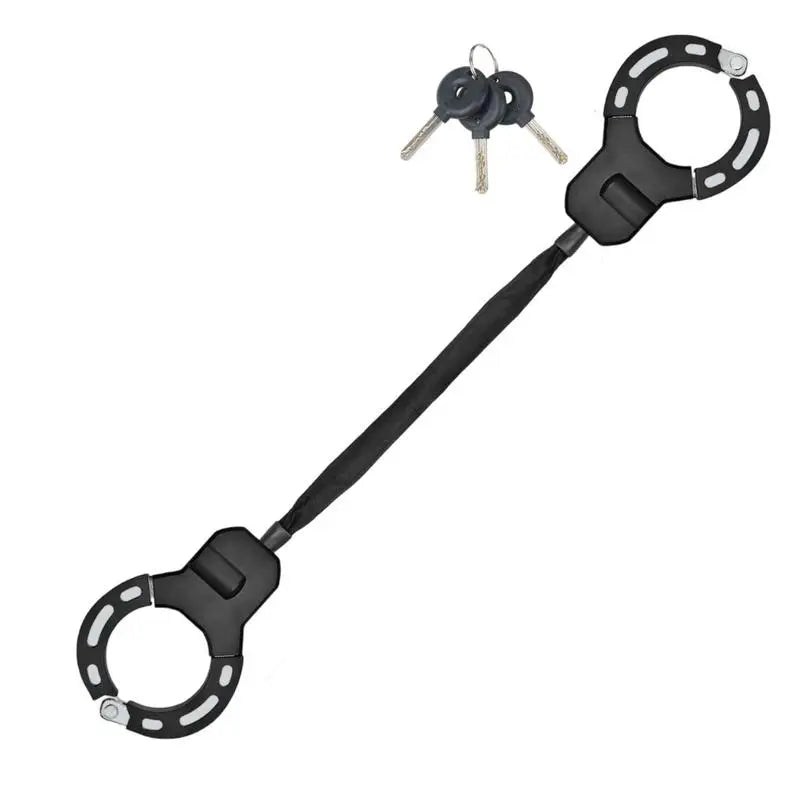 Portable handcuff lock for scooters and bicycles