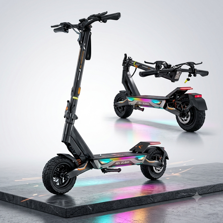 Powerful 1500W Electric Scooter with 40mph Top Speed