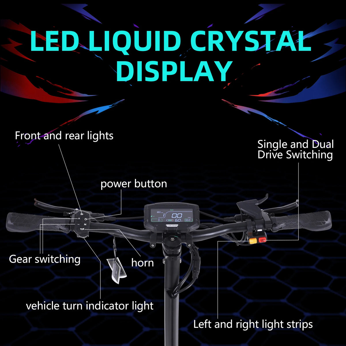 Powerful 6000W Electric Scooter with High-Speed Performance