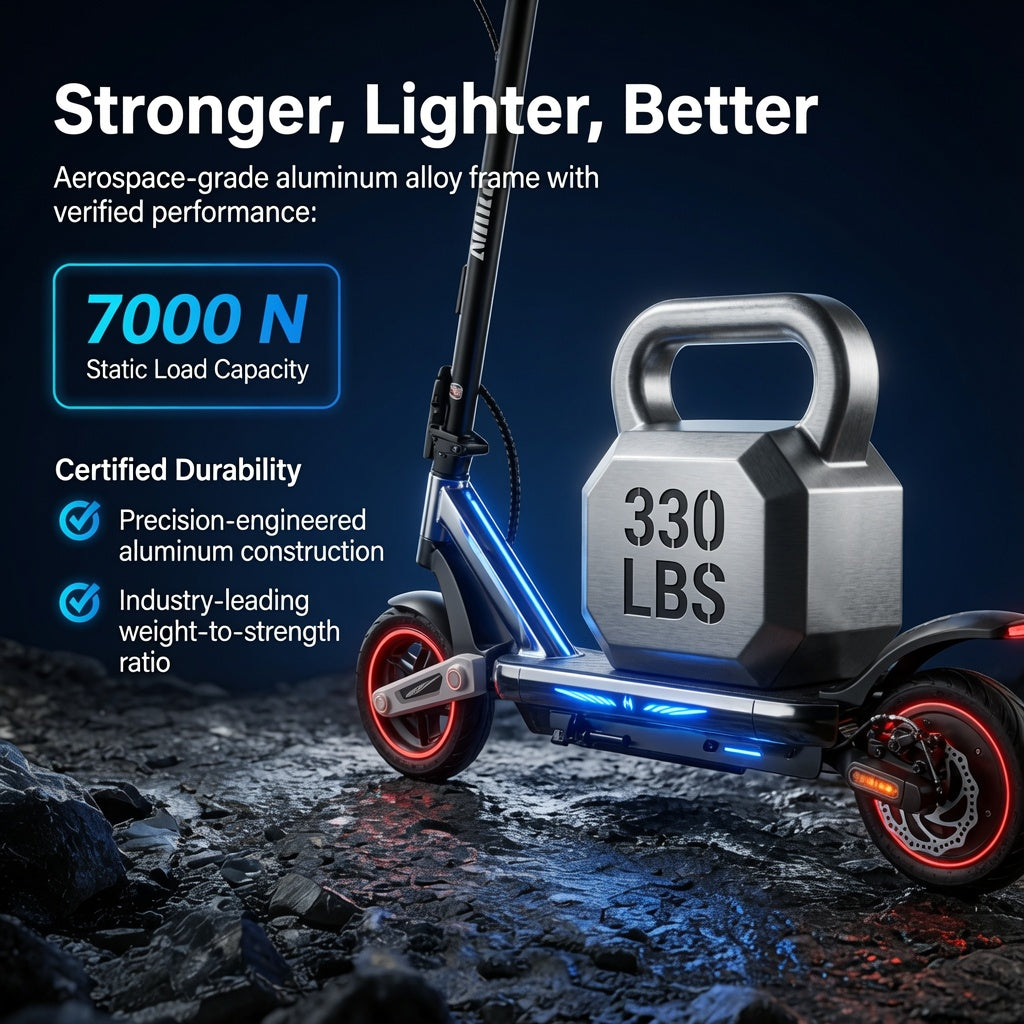Powerful commuter electric scooter