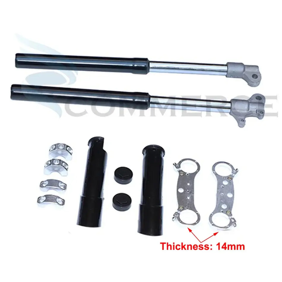 Precision Engineered Front Fork Plate Kit for Pocket Bikes