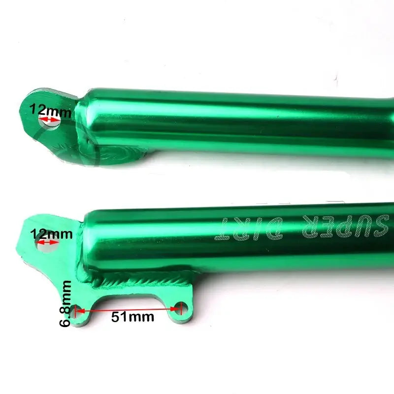 Premium Silver Finish 510mm Front Suspension for 2-Stroke Pit Bikes