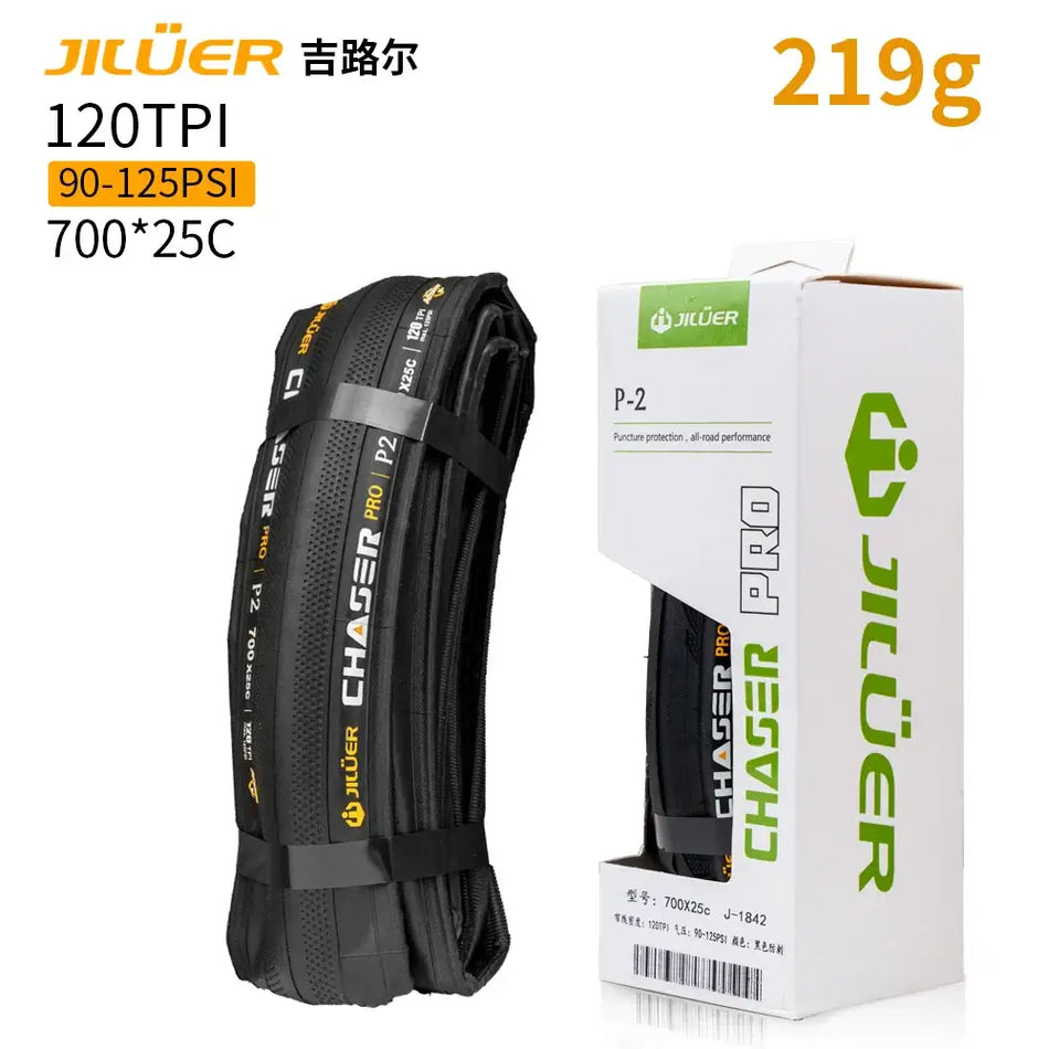 Professional road racing bicycle tire