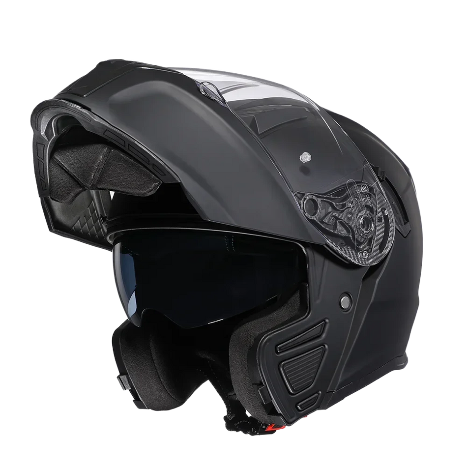 Protective racing helmet for bikers