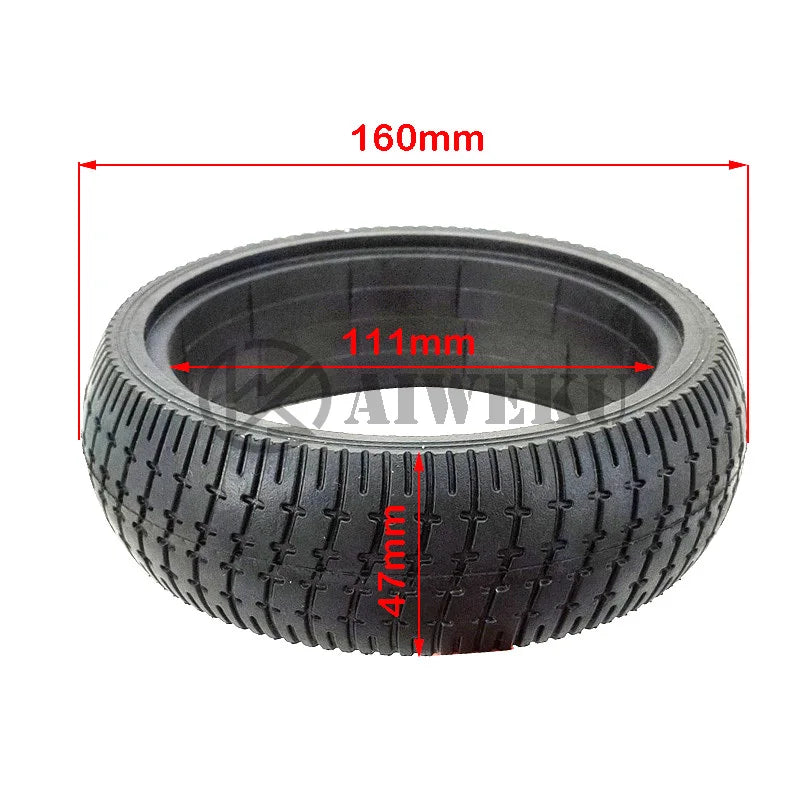 Puncture-proof solid tire for mini electric scooters