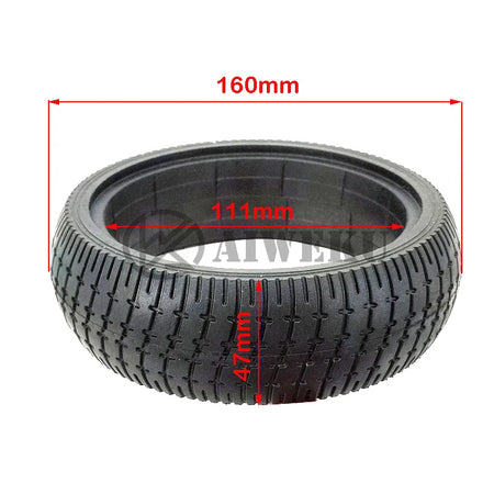 Puncture-proof solid tire for mini electric scooters