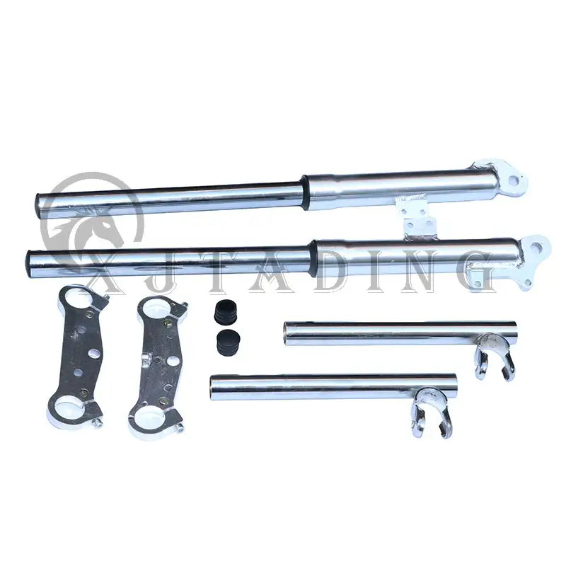 QG-50 mini motocross front suspension forks silver alloy