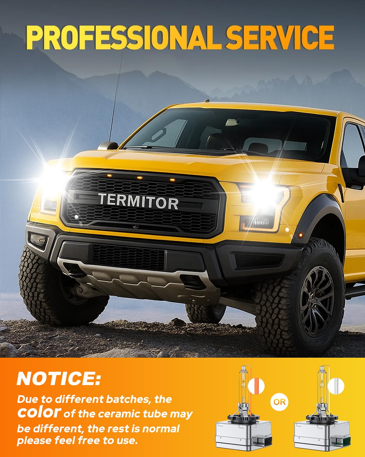 Quick install automotive D1S HID headlight bulb