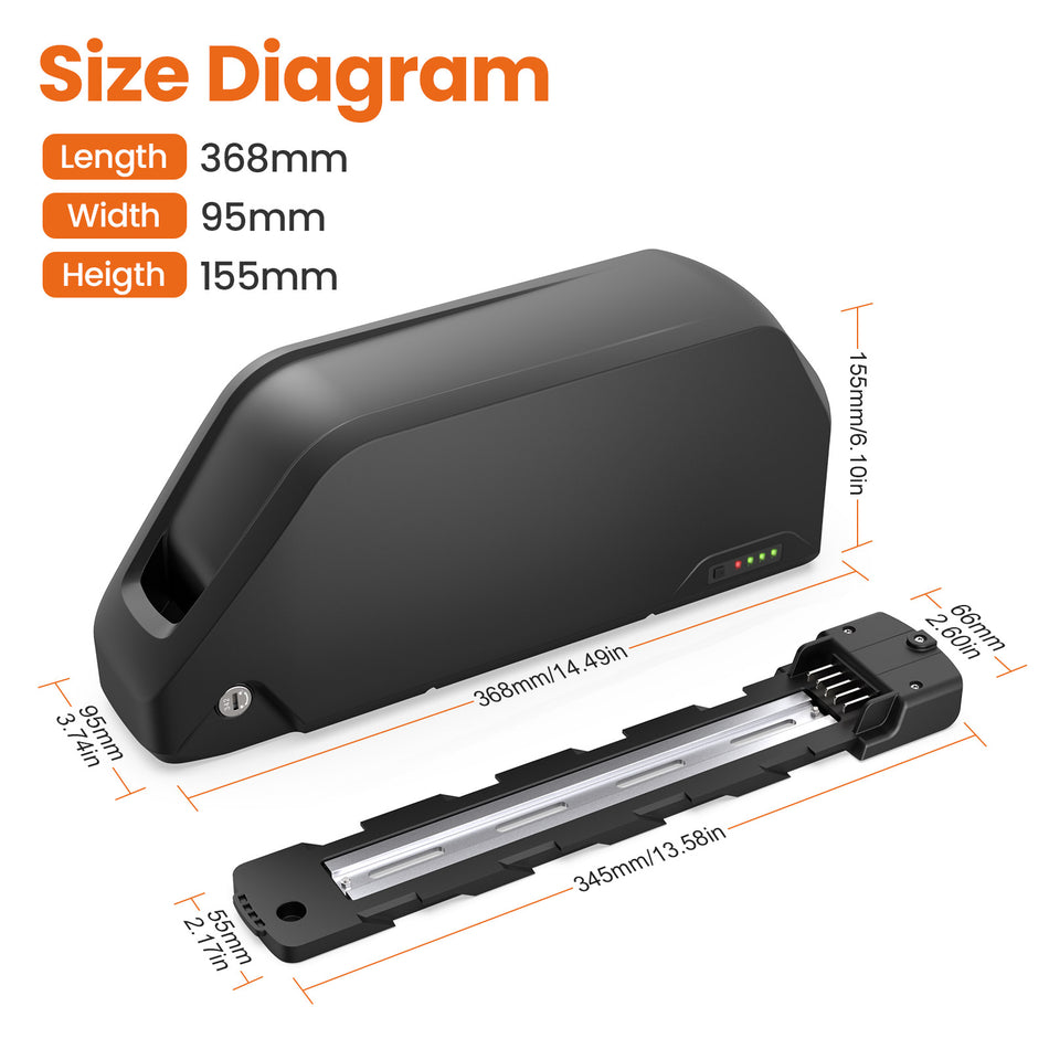 R049-6 LG5000 Hailong E-Bike Battery