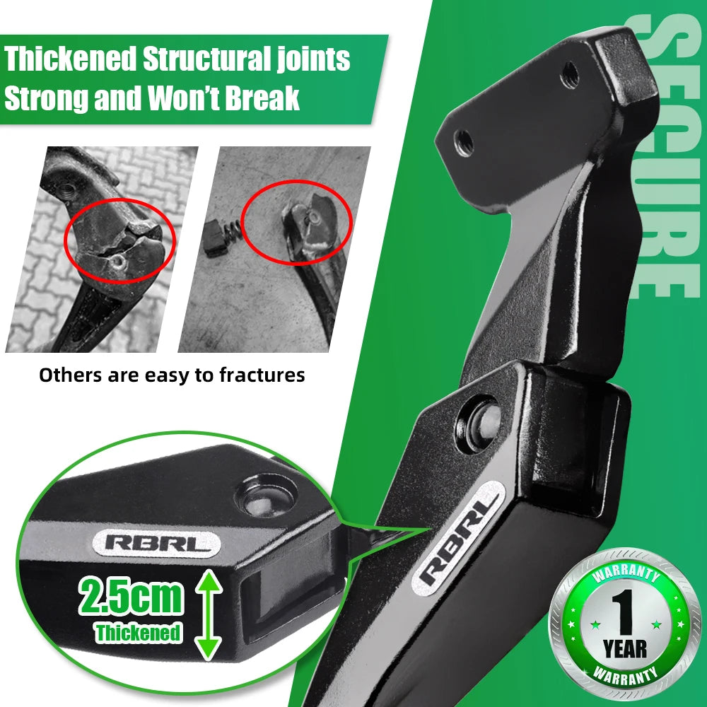 RBRL bike kickstand durable thickened alloy construction