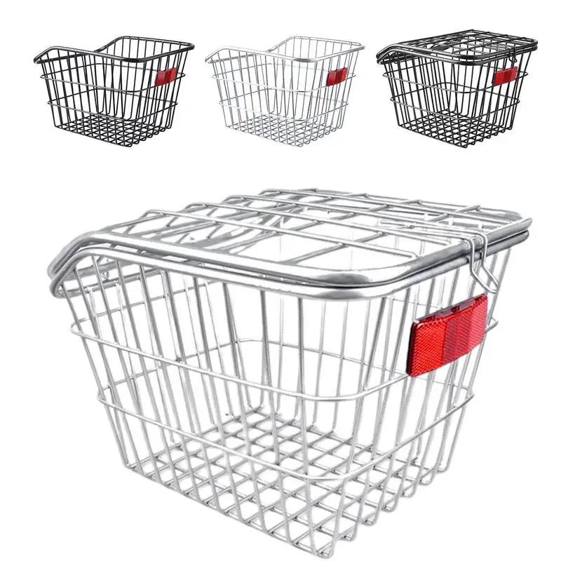   Bike Rear Basket with Rear Light