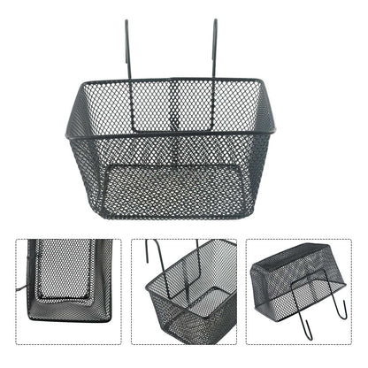   E-bike Metal Mesh Bike Basket for Front Handlebar
