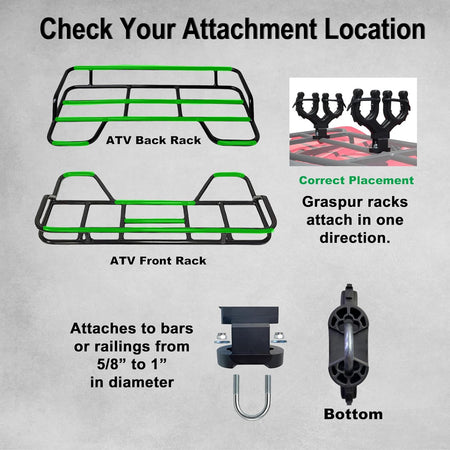  Graspur Double ATV Gun & Bow Rack - Model ATV2