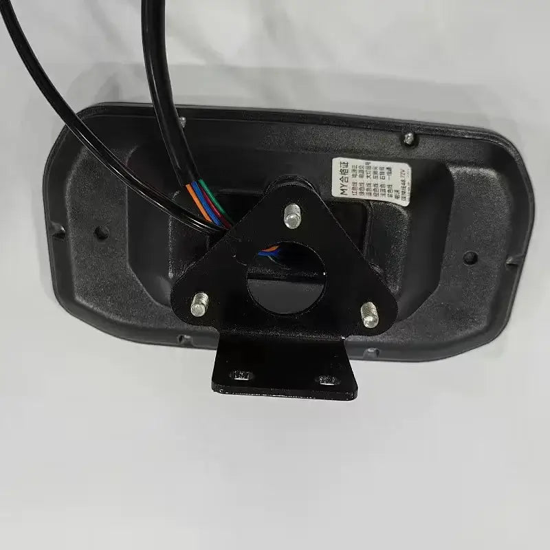 Real-time speed and battery tracking on 60V electric scooter LCD screen