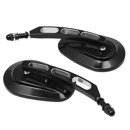   Universal 8MM Motorcycle Rearview Side Mirrors for Harley Models