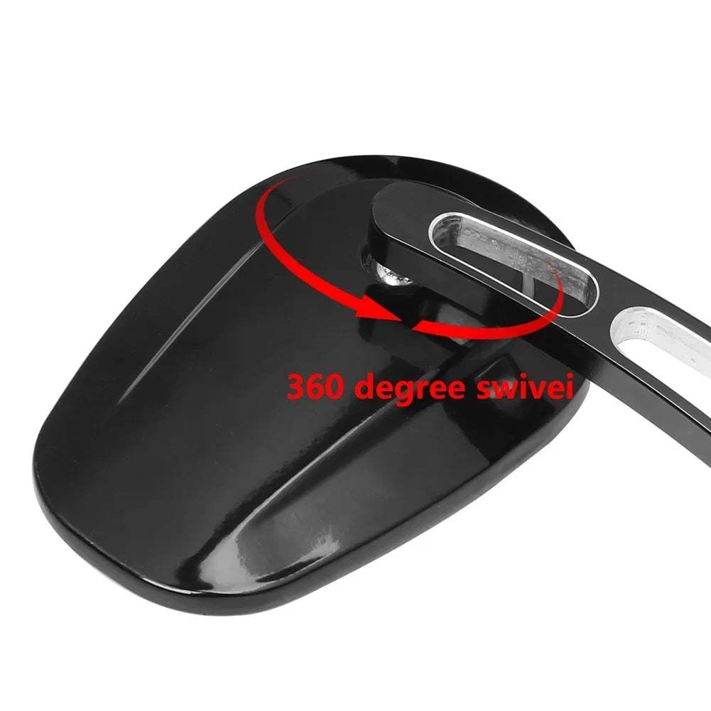   Universal 8MM Motorcycle Rearview Side Mirrors for Harley Models
