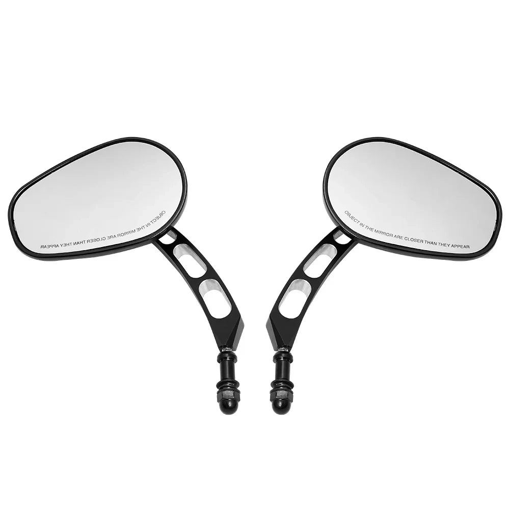   Universal 8MM Motorcycle Rearview Side Mirrors for Harley Models