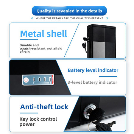 Rear Carrier E-Bike Battery