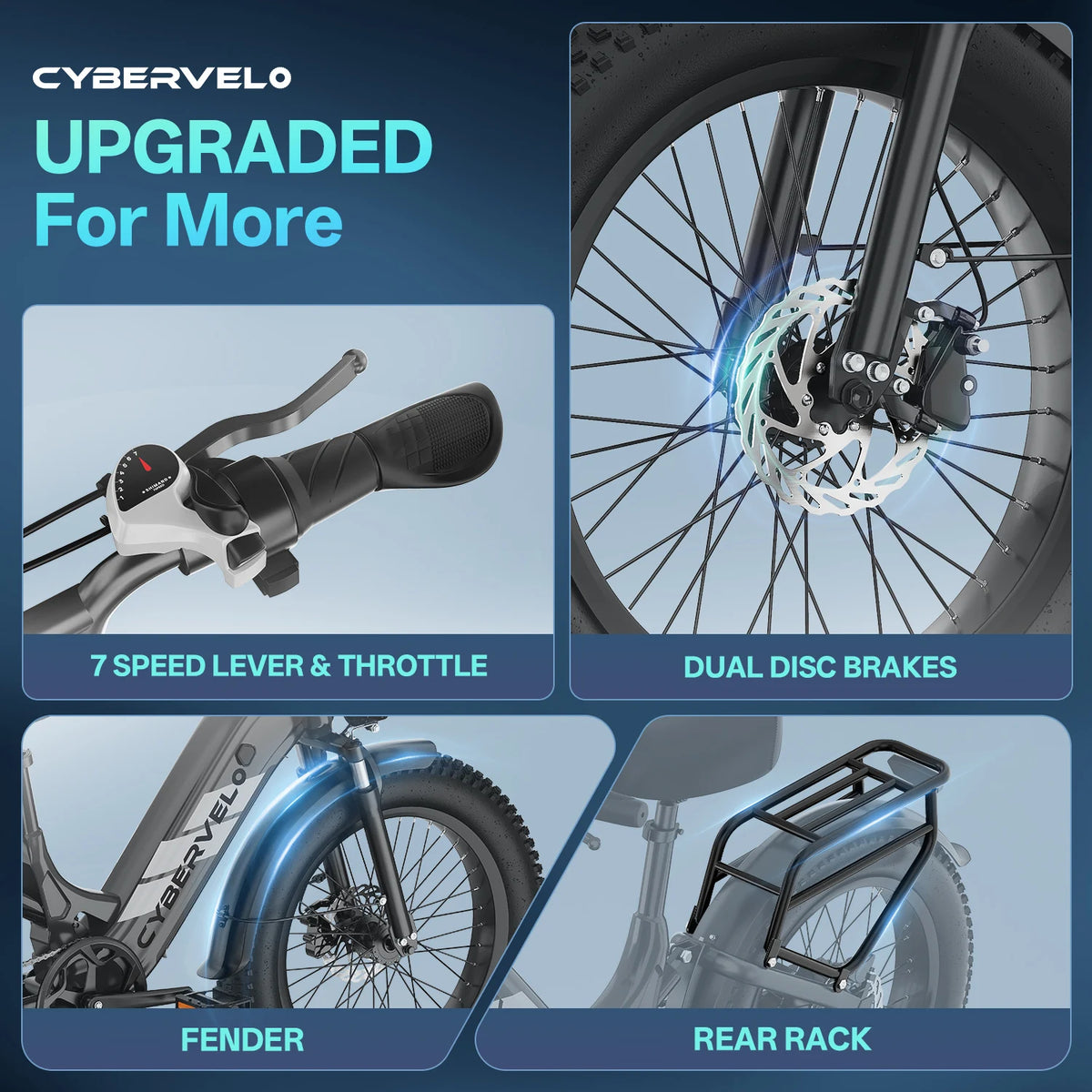 Rear derailleur and 7-speed cassette gear setup