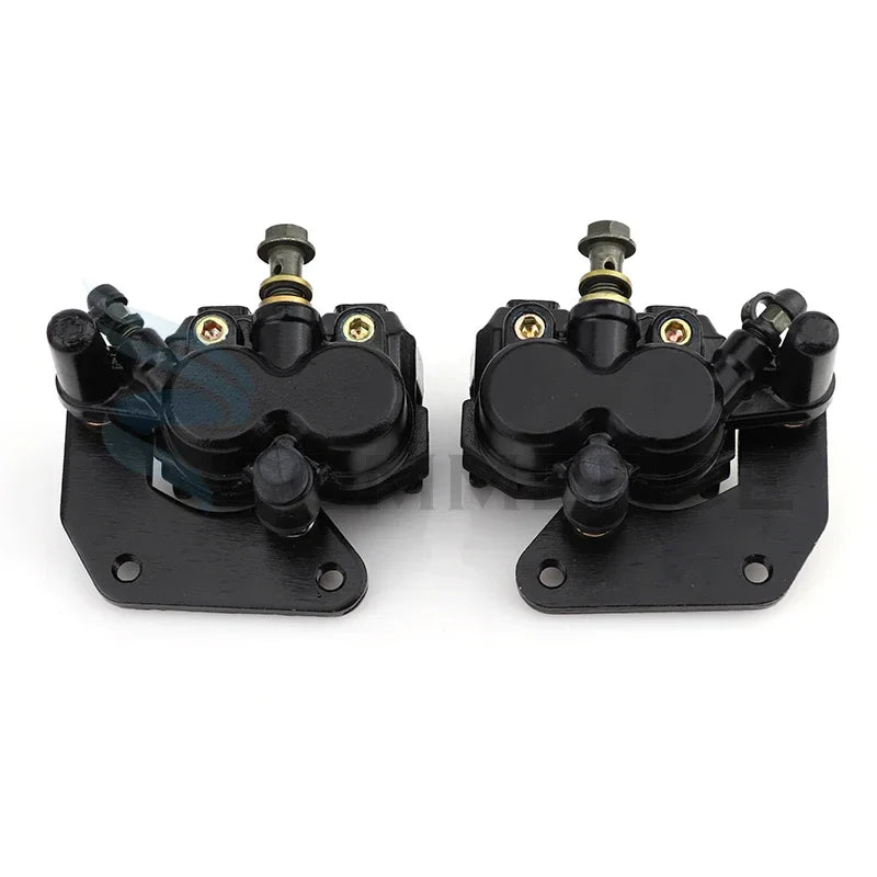 Rear hydraulic brake caliper assembly for 100cc to 125cc motorcycles