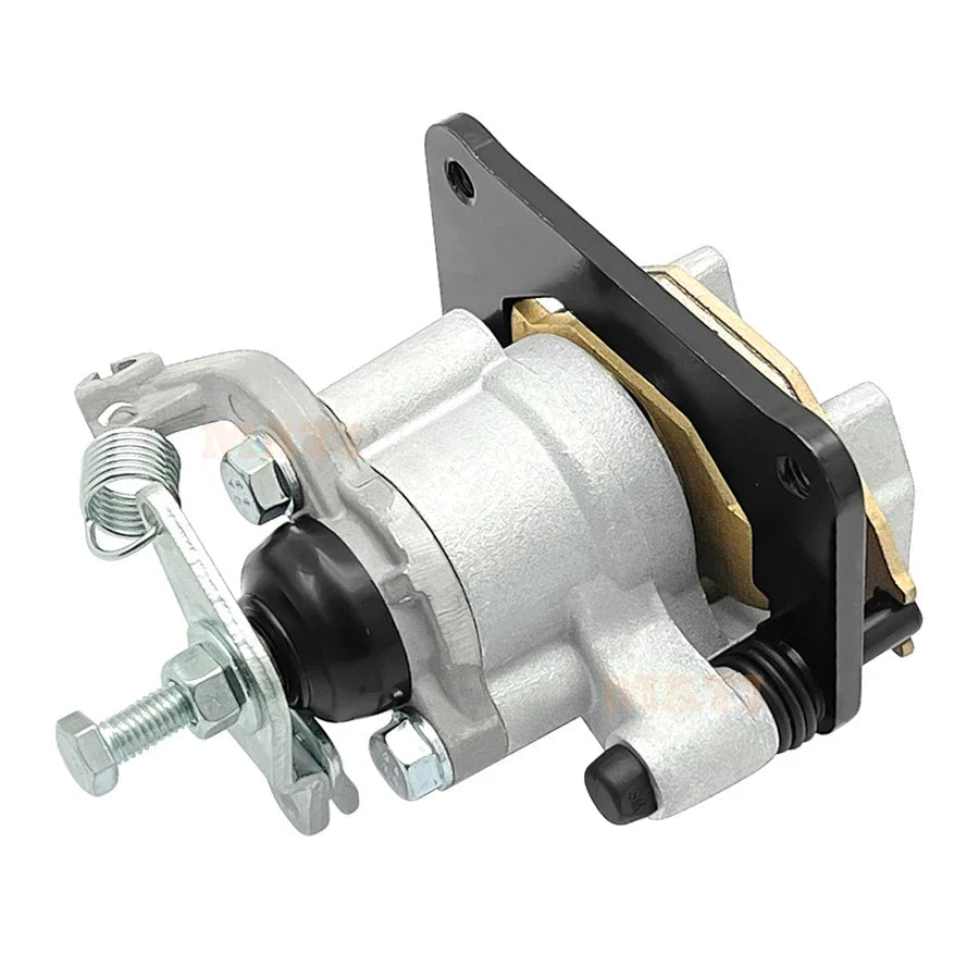 Rear hydraulic brake caliper with pre installed brake pads