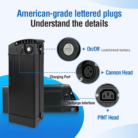 Removable lithium battery pack