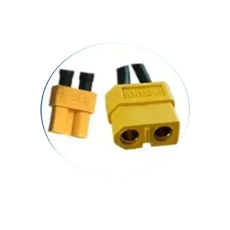 XT60 Connector Set for Electric Bikes - Compatible with High Capacity 36V 12Ah Lithium Battery - 10S4P Long Range Replacement for 500W 700W Motors