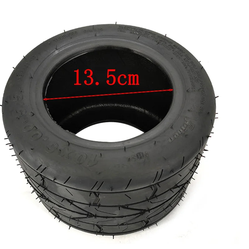 Replacement 10 inch vacuum tubeless tire for small Harley scooter