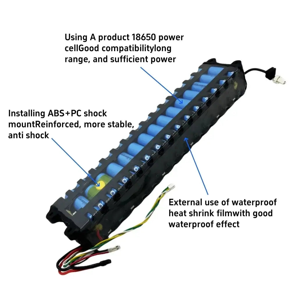 36V 7800mAh NE1003-H Lithium-Ion Battery Pack for Xiaomi M365 Electric Scooter – 10S3P Replacement with Communication Interface