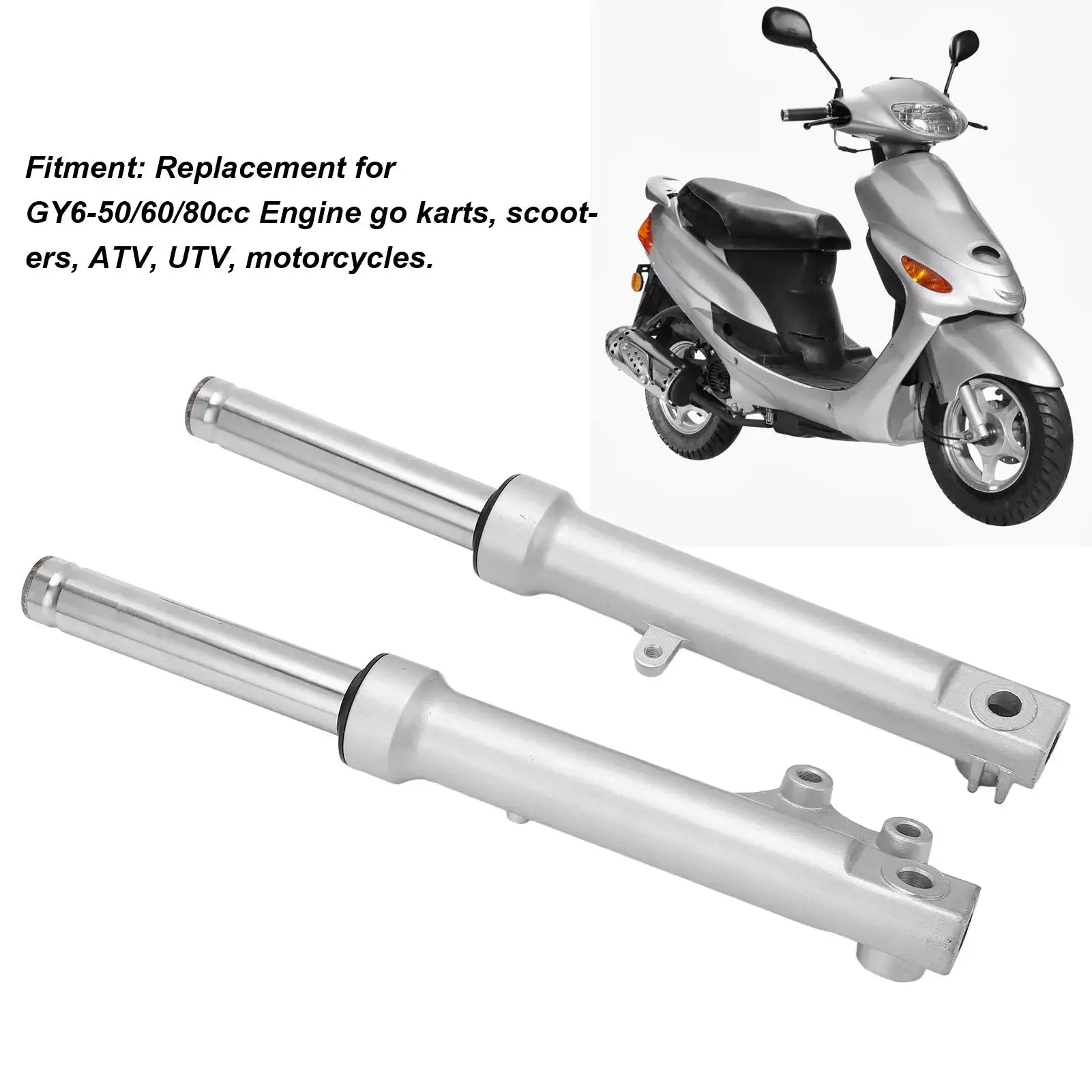Replacement Front Fork Set for GY6 Engine UTVs