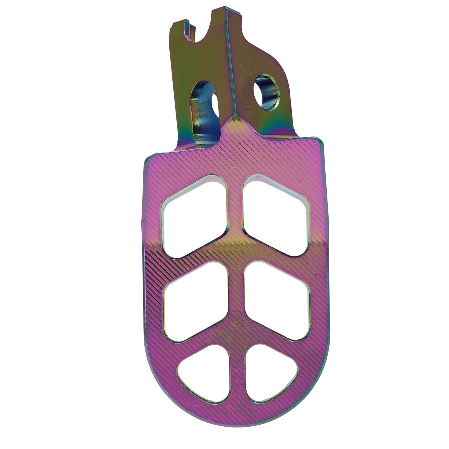 Replacement motocross foot pegs with durable aluminum build