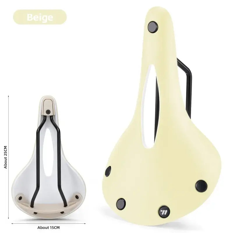 Retro leather bicycle seat