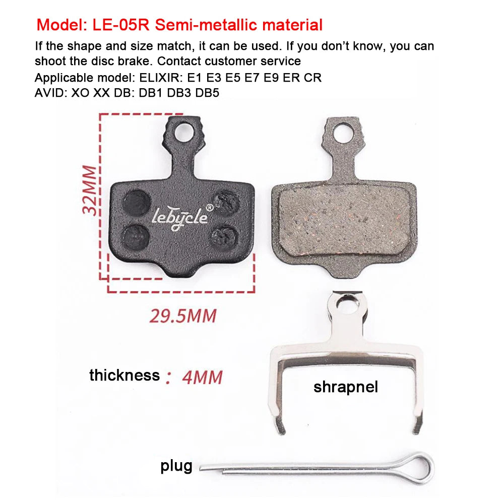 Road bike brake pads replacement set high quality