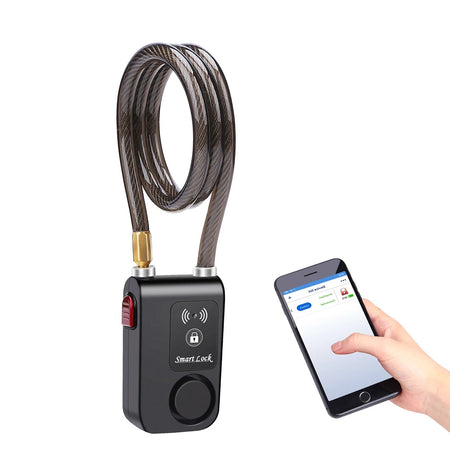 Rockbye Bluetooth bicycle lock alarm