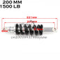 100MM 125MM 150MM 180MM 190MM 200MM Rear Suspension Shock for 47cc 49CC Super Minimoto ATV Quad electric scooter Pocket Bike 200mm-1500LB