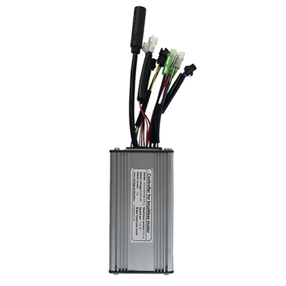 AEF6-Electric Bicycle KT-22A Controller 36V/48V 9 Tubes Square Wave SM Connector Controller Parts With Double Headed Light Line