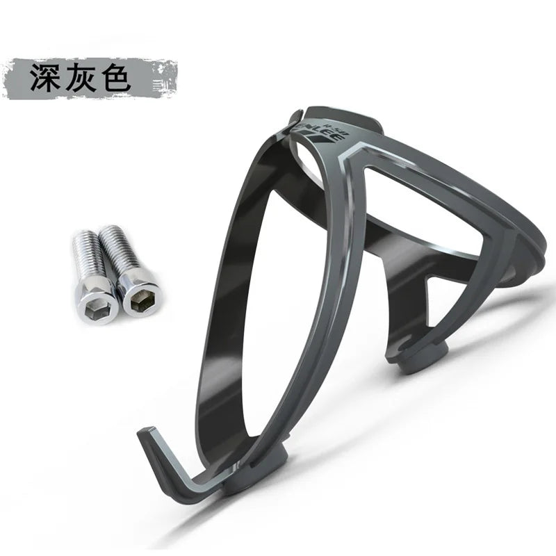 Cycling Bottle Cages MTB Road Bicycle Water Bottle Holder Support Colorful Lightweight Bicycle Bottle Bracket Riding Accessory RX-Gray