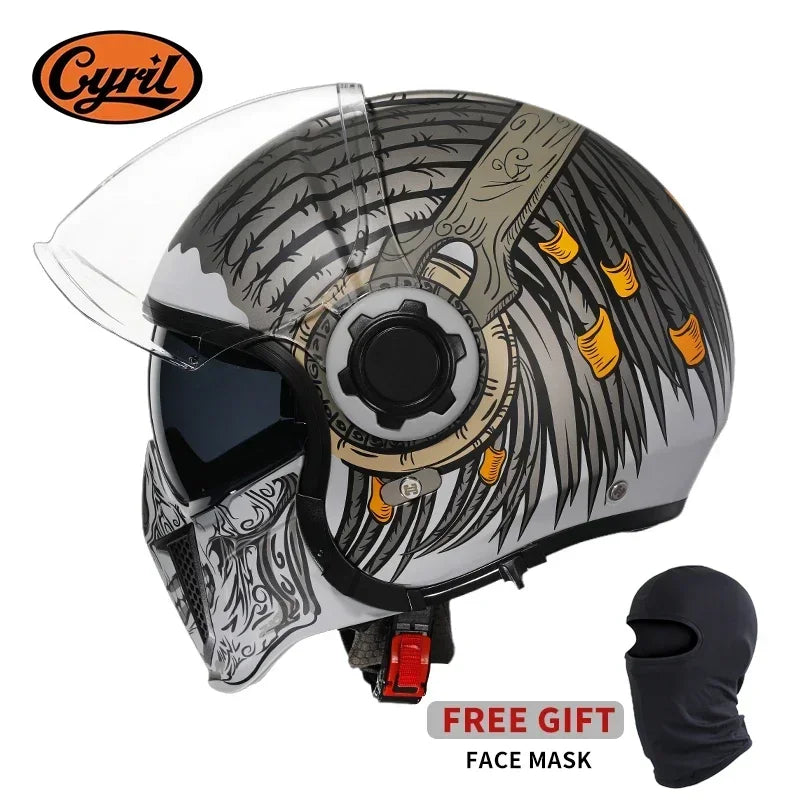 Modular Motorcycle Helmet Full Face Open Face Retro Helmets DOT ECE APPROVED