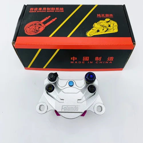 84mm Pitching Mounting Motorcycle Caliper Brake Disc 200mm 220mm Front Rear 2 Piston RPM For Scooter Rsz Jog Dirt Pit Bike GROM Silver