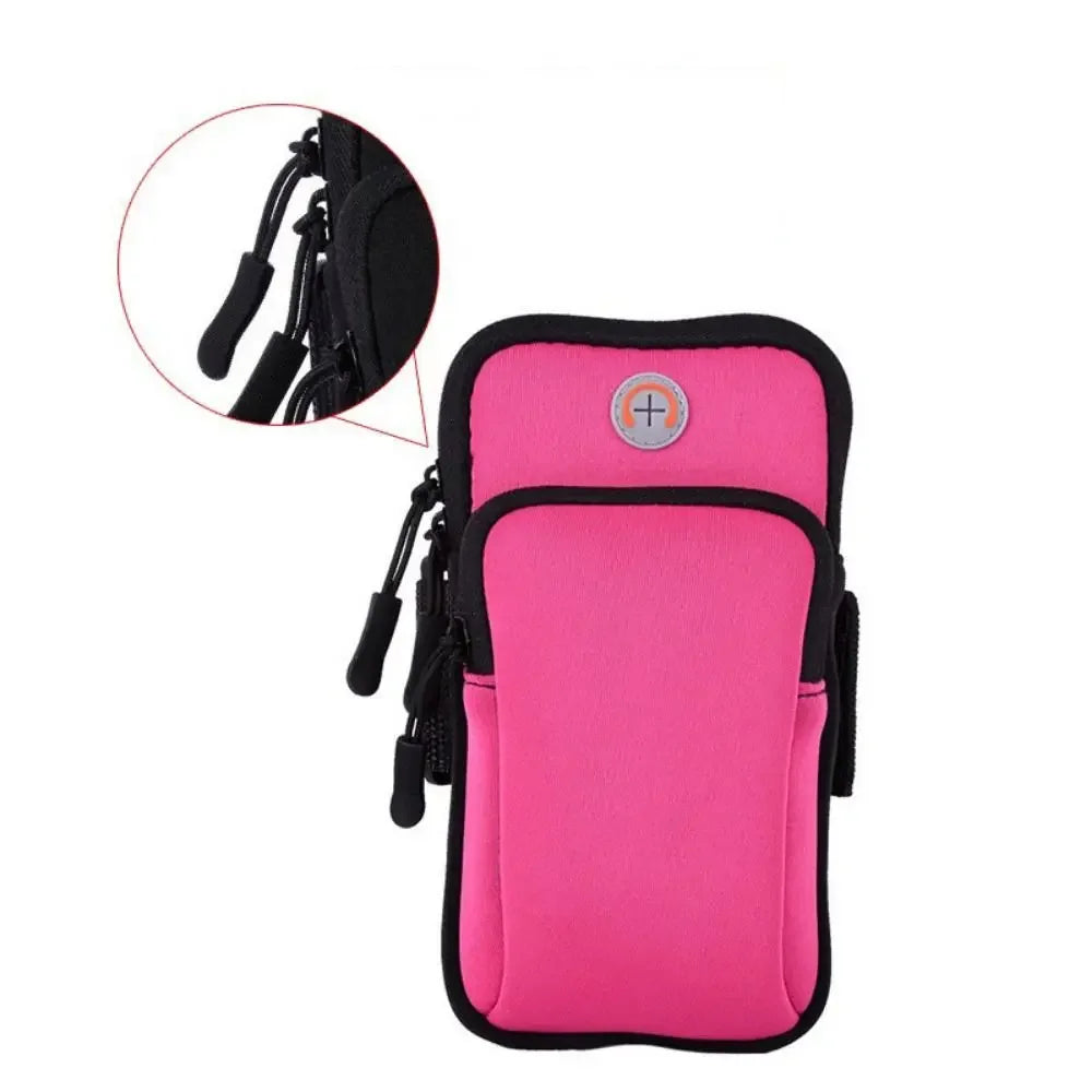 Sports Phone Arm Bag Outdoor Running Wrist Bag Small Shoulder Crossbody Bag Waterproof Fitness Arm Pouch Jogging Bag Sportwear A5