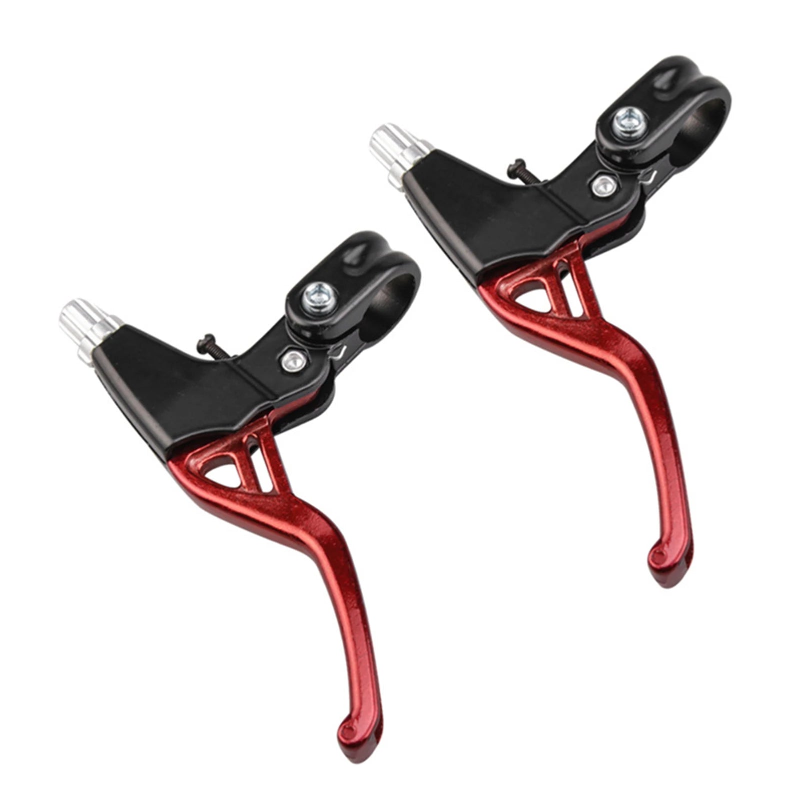 1 Pair Bicycle Brake Lever V-Brake Aluminium Alloy MTB Mountain Bike Brake Handle 22mm Cycling Accessories Red