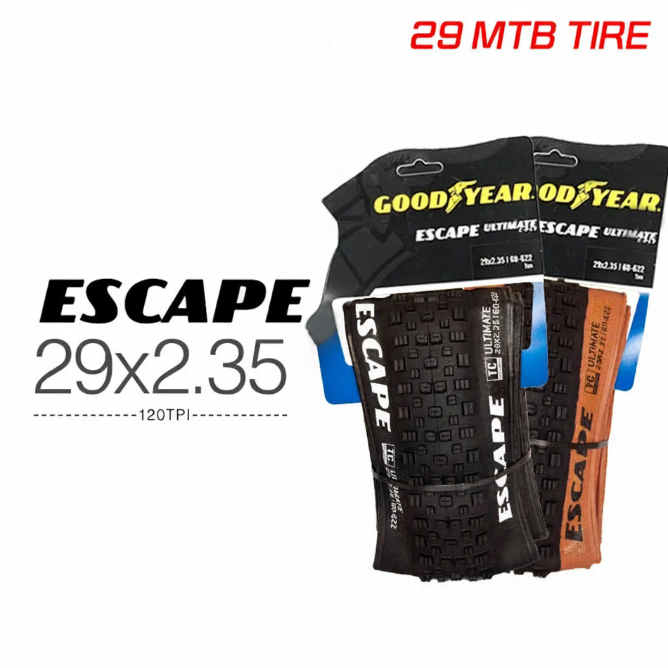 Goodyear Escape Ultimate 29x2.35 MTB Tire – Tubeless Anti-Puncture Off-Road